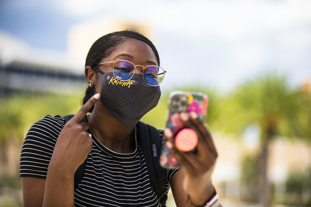 Ucf Rock Em Mask