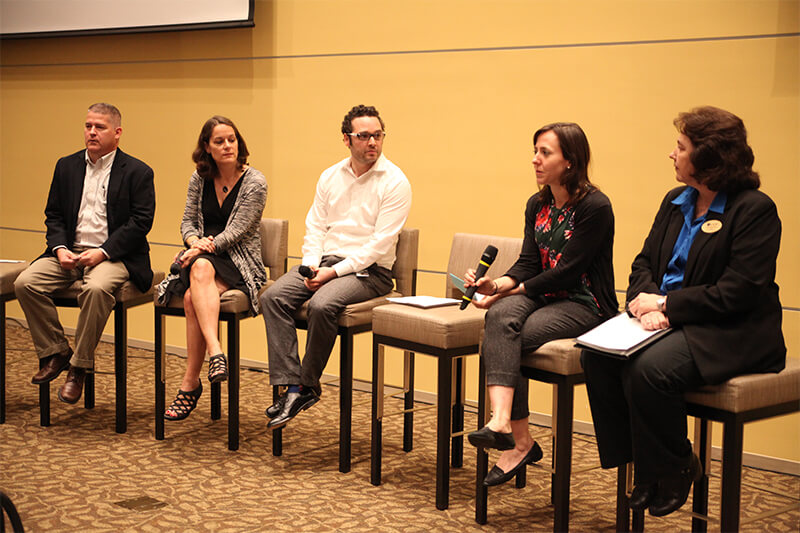 Four faculty speak at a Provost Forum